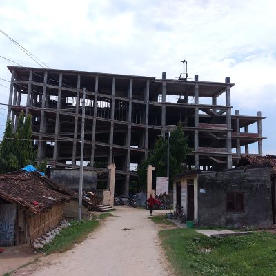 प्रतापपुर गाउपालिकाको जगन्नाथपुर आधारभुत अस्पताल भवन निर्माण अन्तिम चरणमा