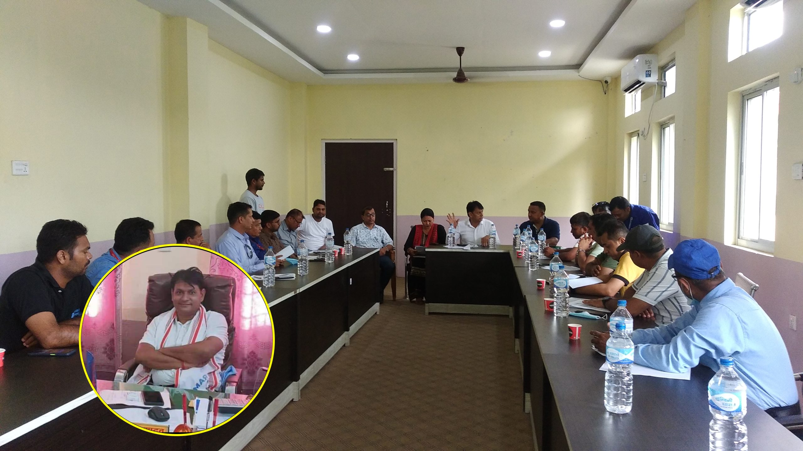 समाजिक सुरक्षा भत्ता वार्ड र टोलटोलमै बाड्नका लागि मेयरले डाँके बैकहरुको बैठक