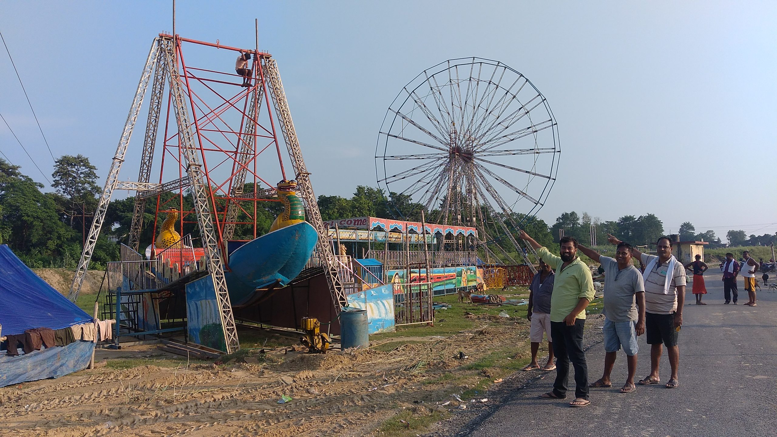 परासी हाटबाजर क्षेत्रमा बालउद्यान सहितको दशै मेला तयारी तिब्र