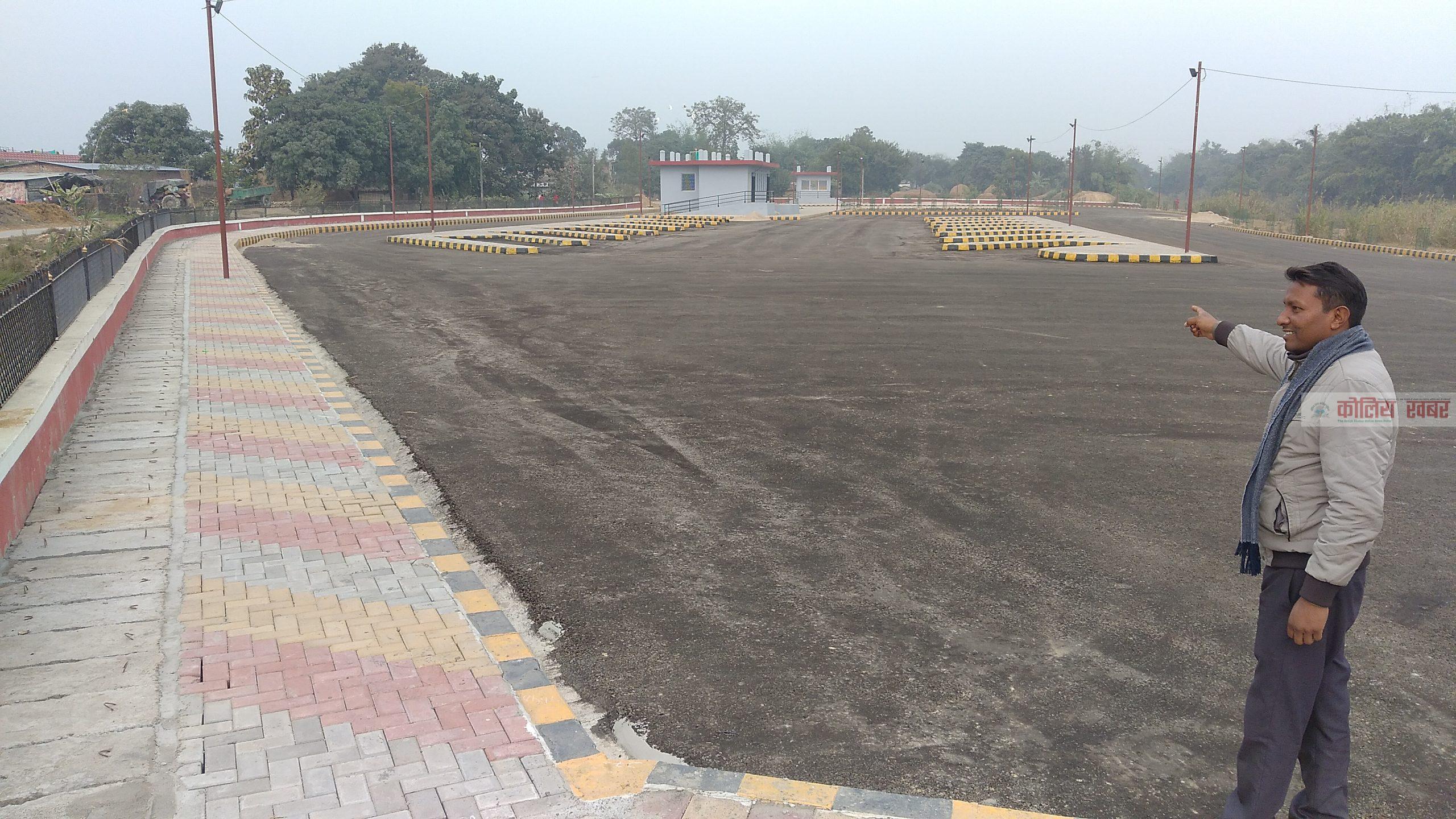 परासीमा निर्माणाधिन बसपार्क छिट्टै सञ्चालनमा आउने