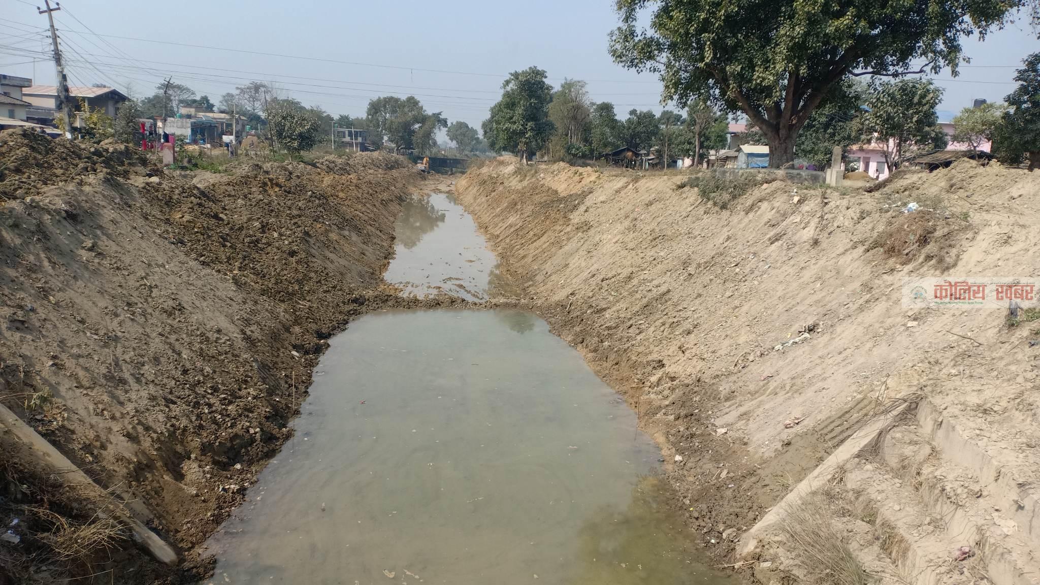 नेपाल गण्डक पश्चिमी नहर सिचाई प्रणाली मर्मत गरिदै