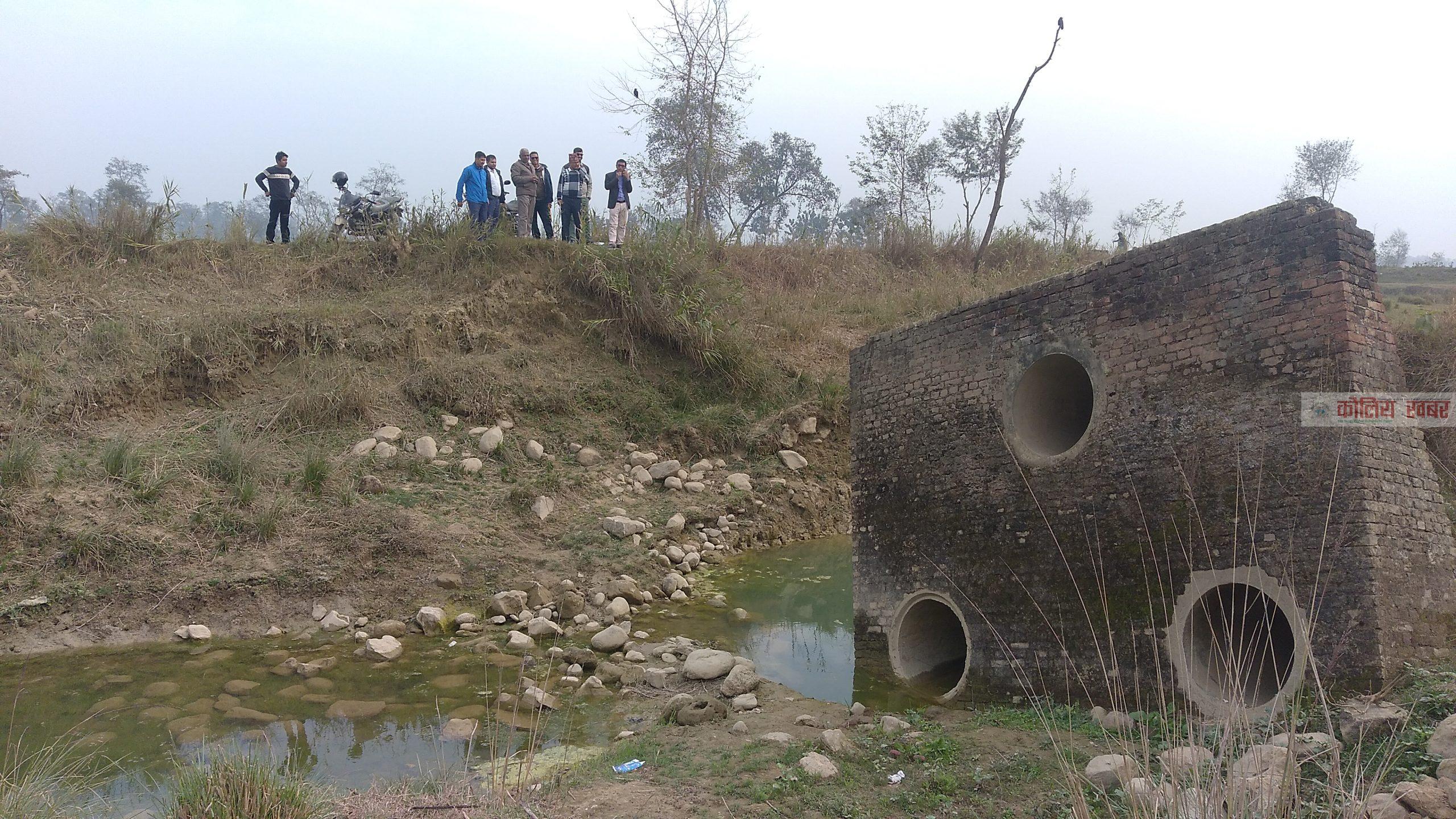 धनेवा खोलाको कारण हुने डुबान नियन्त्रण कार्यमा सरावल गाउपालिकाले अग्रसरता लिदै