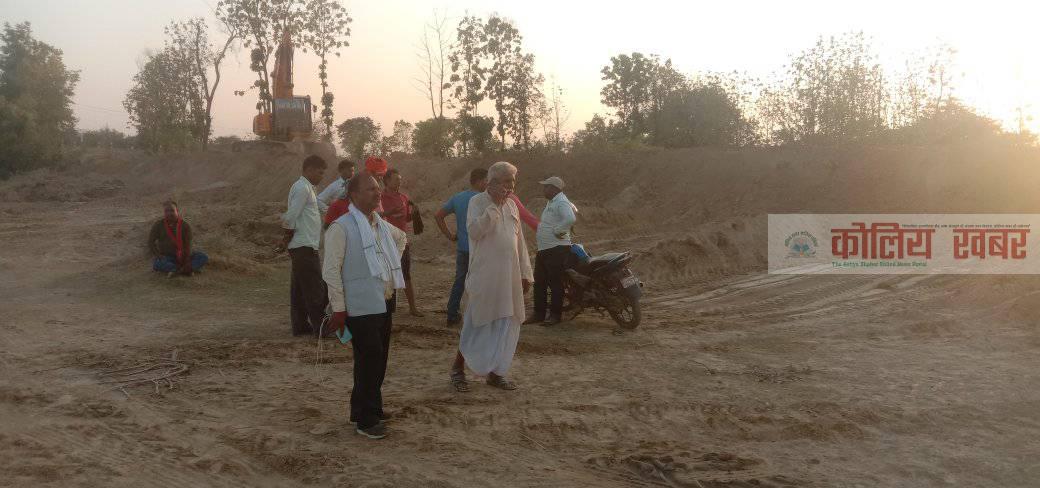 सिमावर्ति गाँउको डुबान रोक्न सक्रिय लुम्बिनी प्रदेश साँसद जैसवाल