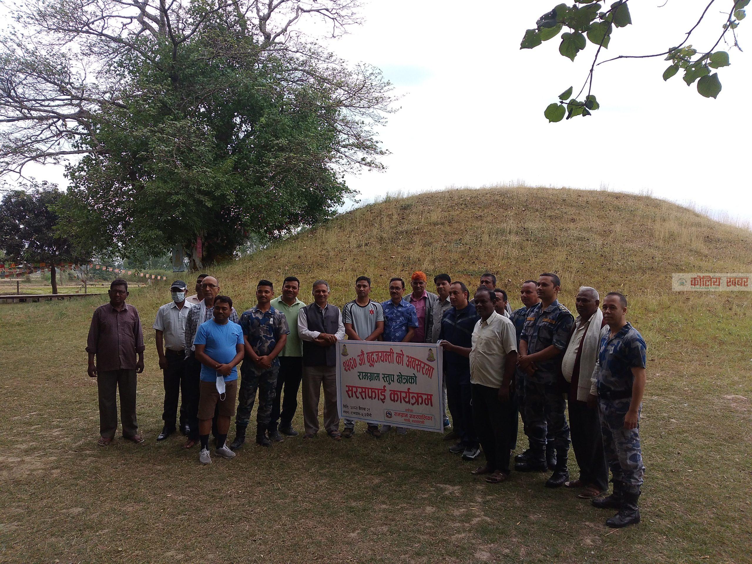 धातुयात्रा निकालेर बुद्ध पुर्णिमा मनाईन लागिएको बुद्धपुर्णिमाको रामग्राममा भब्य तयारी