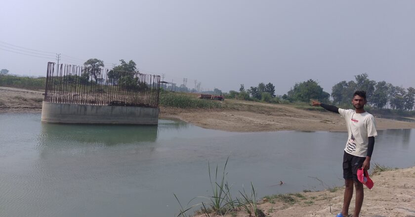 रामग्राम—कोलनगर(पण्डितपुर) पर्यटन मार्गमा पर्ने डिजाईन फेल तुरियाखोला पुलको निर्माण कार्य एक बर्ष देखी अलपत्र