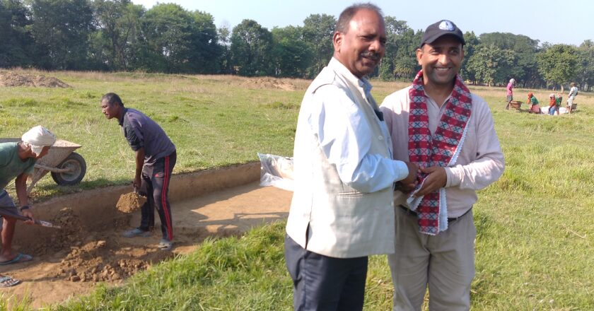 रामग्राम स्तुप क्षेत्रमा उत्खनन गर्न आउने टोलीलाई लुम्बिनी प्रदेश साँसद जैसवालद्धारा स्वागत