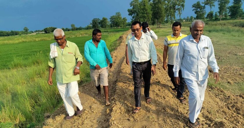 डुबान रोक्न धनेवा बाँधको उचाई बढाउदै सरावल गाउपालिका