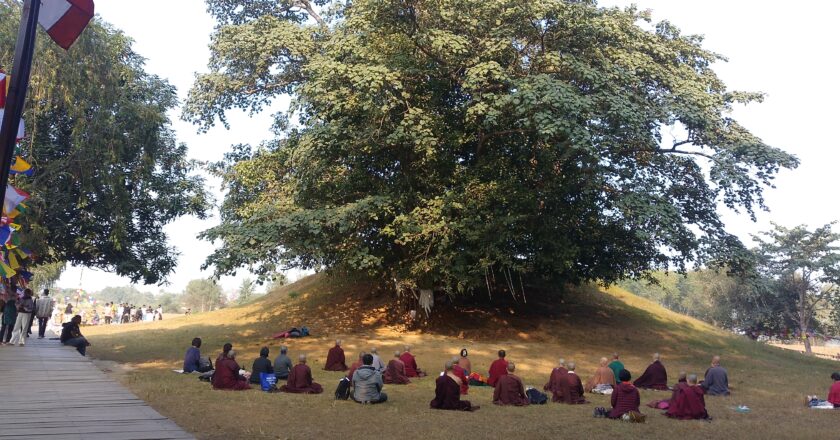 रामग्राम स्तुपमा ध्यान गर्ने स्थान नतोकिदा भिच्छु र ध्यानसाधना गर्नेलाई समस्या