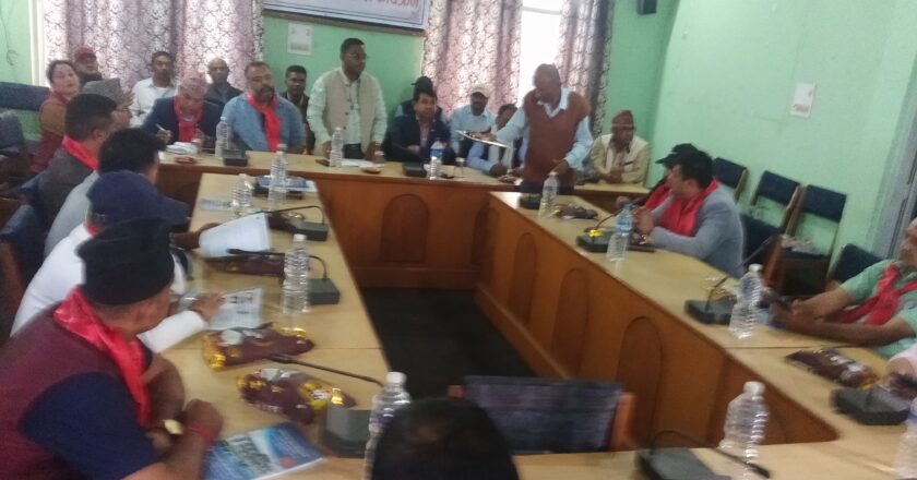 झापाको दमक र नवलपरासी उद्योग बाणिज्य संघ बिच अनुभव आदान प्रदान