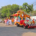 गजेन्द्रमोक्ष नारायण मुक्तिनाथ रथयात्राको परासीमा भब्य स्वागत