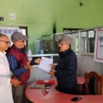 करदाता सेवा कार्यालय खारेजी प्रति सरकारको ध्यानाकर्षण गराउदै ज्ञापनपत्र