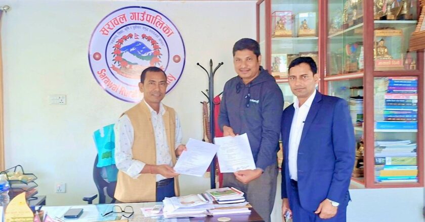 सरावलको शैक्षिक क्षेत्र विकासका लागि जापानी सस्थाद्धारा साढे चार करोड बढिको सहयोग