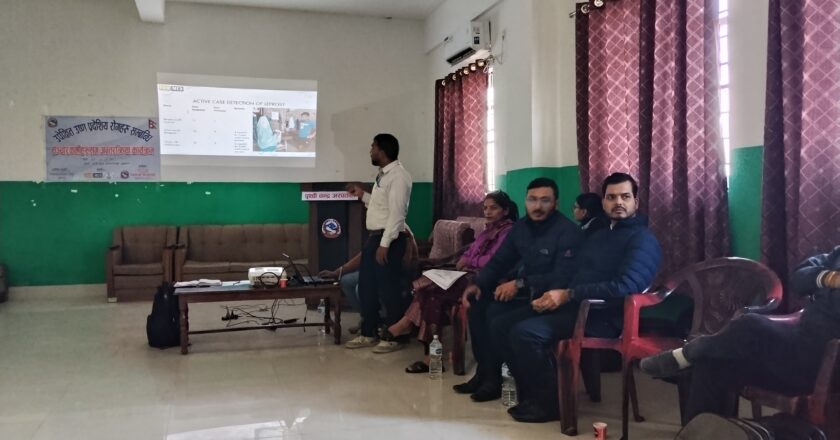 सञ्चारकर्मीहरुसँग उपेक्षित उष्णप्रदेशिय रोगहरु सम्बन्धित अन्तरक्रिया सम्पन्न