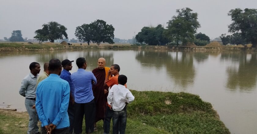 रामग्रामका संघाराम क्षेत्रको पोखरी संरक्षणमा बौद्धभिच्छुको चाँसो