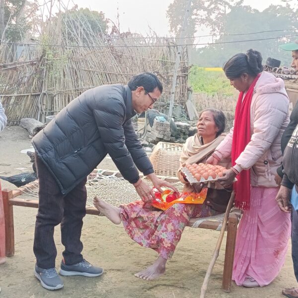 सरावल गाउपालिकाद्धारा अपाँगलाई शित भेटघाट कार्यक्रम