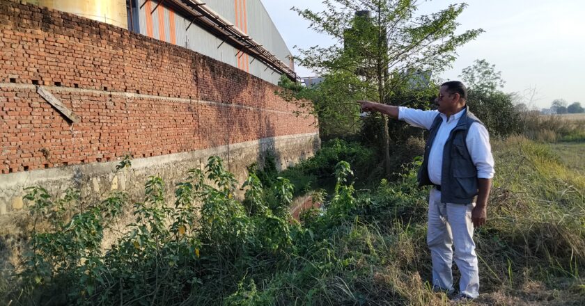 सिद्धिलक्ष्मि स्टिल उद्योग प्रालिले गरेको खोला किनारको जग्गा अतिक्रमण प्रति स्थानिय आक्रोसित