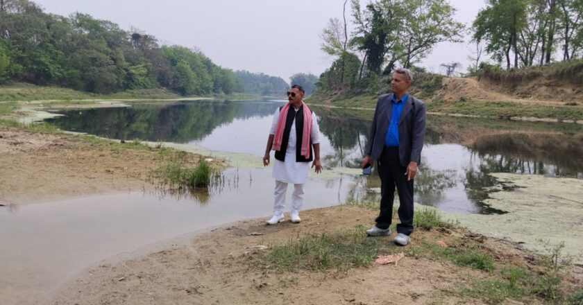 झरही पिडिुरा दोभान कुण्डका गोही संरक्षणमा चाँसो लिदै बातावरण बचाउ अभियान