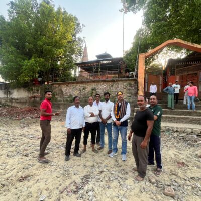साँसद नरेन्द्र कुमार गुप्ताद्धारा लोहरौली स्थित गौरीपार्वती सिद्धधाम क्षेत्रको अवलोकन