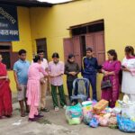 दृष्टिविहिन बालबालिकालाई दान