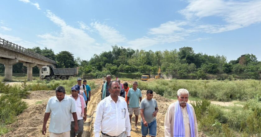 झरही—धनेवा दोभान क्षेत्रमा खोला सफाई कार्य शुभारम्भ
