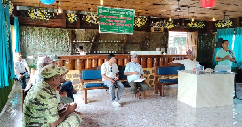 चिसापानी सामुदायिक बनले शुरु गर्यो, पर्यापर्यटन सञ्चालन कार्य