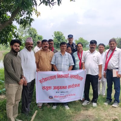 नेपाल कै पहिलो पंगास(बैखी)माछाका भुरा निकाल्ने ह्याचरीको अनुगमन