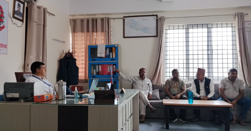 प्रहरीद्धारा ब्यपारीलाई दुःख दिईने कार्यको विरोध गर्दै उबासंघले गरायो प्रजिअको ध्यानाकर्षण