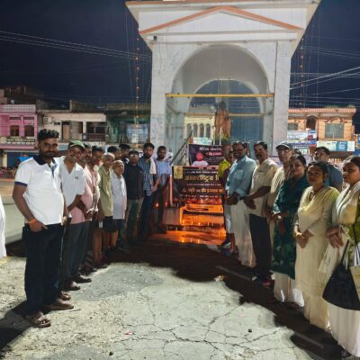 बेपत्ता पारिएकाहरूको सम्झनामा परासीमा दीप प्रज्वलन
