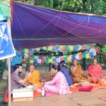 रामग्राम स्तुपमा वर्षावासी भिक्षुको सेवामा समुदाय र संघसंस्था सक्रिय
